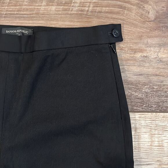 BANANA REPUBLIC Factory Black Sloan Fit Skinny Dress Pants Size 10 - Picture 4 of 10